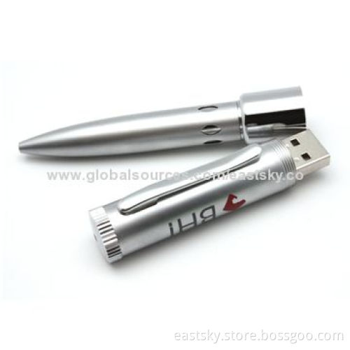 Promotional Pen Shape USB Drive, Logos Imprint and Advertisement Data Pre-loading WelcomedNew